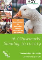 Plakat Gänsemarkt 2019