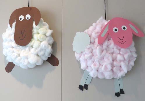 5osterschafe basteln